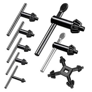 8Pcs Drill Chuck Key Set 3/4" 5/8" 1/2" 3/8" 1/4" 5/32" Clamping Press Chuck Wrench Heavy Duty Tightener Keys for 4mm 6mm 10mm 13 mm 16mm 20mm Electric Corded Cordless Drills - Home Improvement.