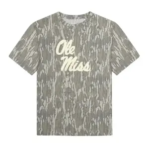 {Full Size S-5XL} Ole Miss Mossy Oak Camo T-Shirt 3D Collegiate Spirit Graphic Tee Unisex Tailgate Shirt Hunting Outdoor Streetwear Casual Top Breathable Lightweight Cotton Timber Days Style TikTok Shop US Trendy Outfit