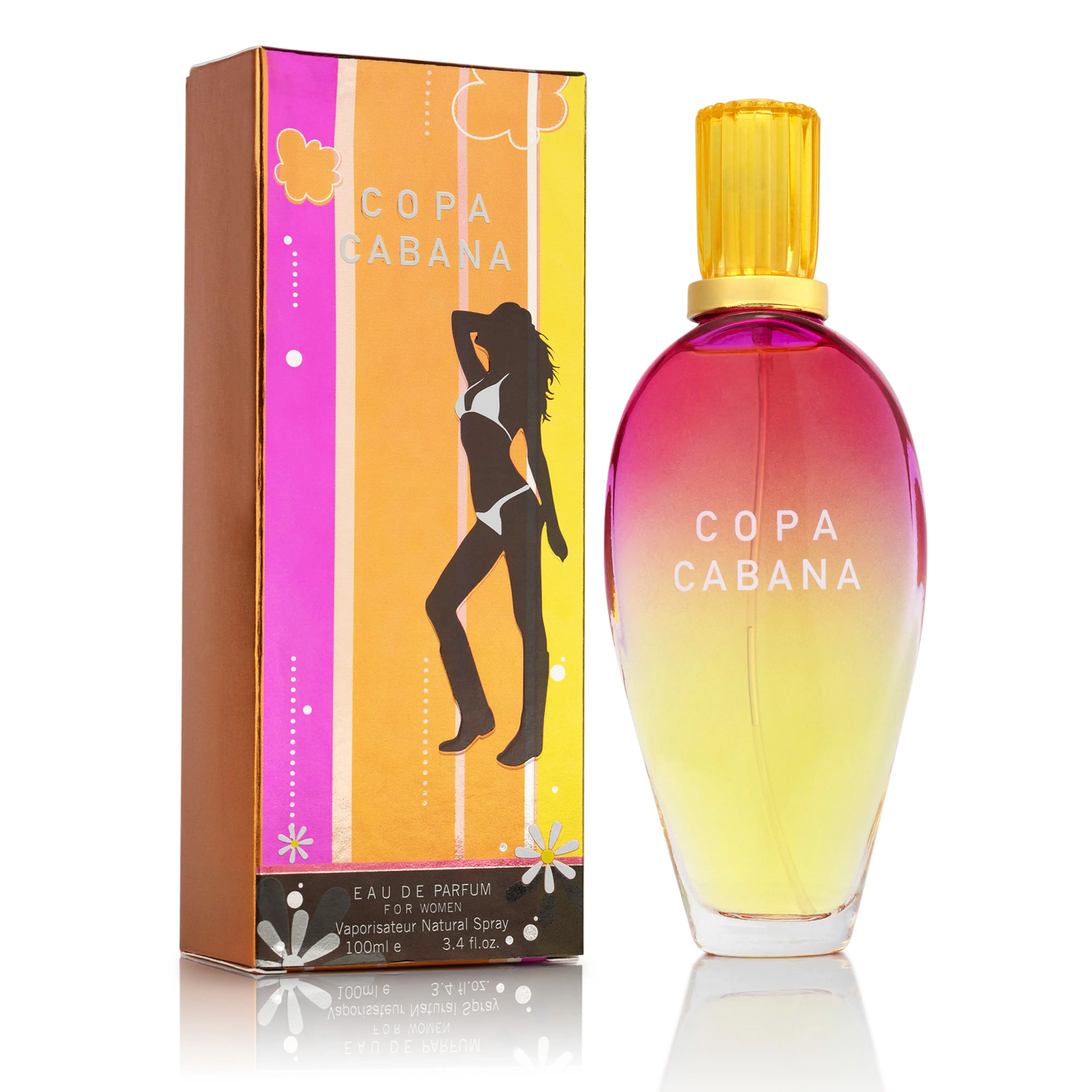 Urban Collection Copa Cabana Women's Eau De Parfum (EDP Fragrance) - 100ml Spray-Based Citrus Jasmine-Themed Orange-Flavored Women's Fragrance, Regular Edition in Elegant Paper Box