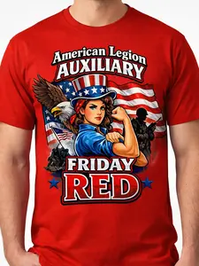 RED FRIDAY AMERICAN LEGION T Shirt