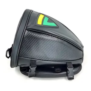 Motorcycle Tail Bag Waterproof Durable Material, Large Capacity, Easy Installation, Secure Fit, Long-Lasting, Perfect for Motorbike Accessories, Motorcycle Storage