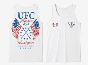 FREEDOM 250 America UF Unisex Classic Cotton Muscle Tank Next Level 3633 - Tank Top - Men's Tank