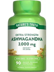 Ashwagandha 3000 mg | Extra Strength Capsules