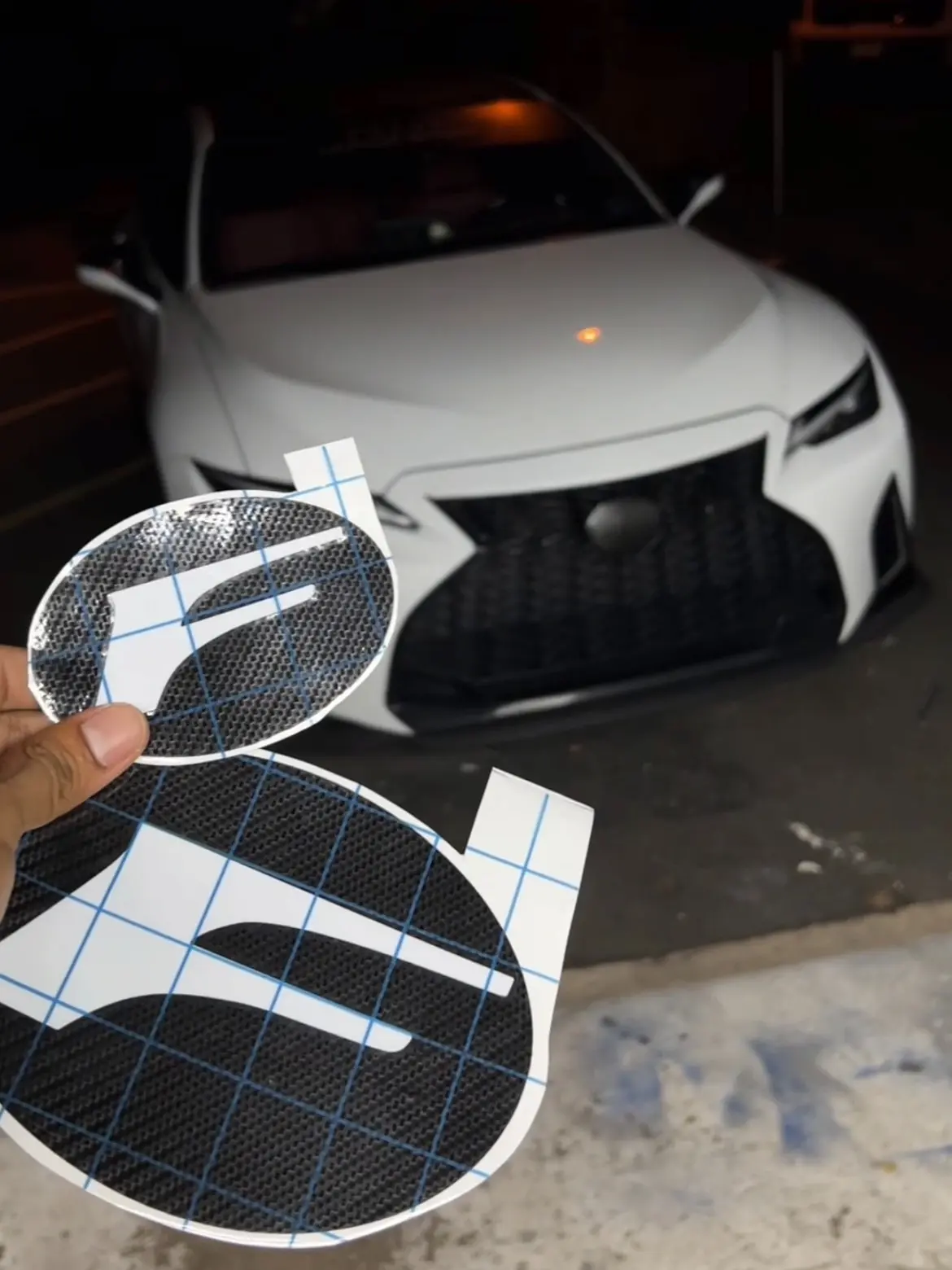 F Sport Grille Badge Decal Overlay