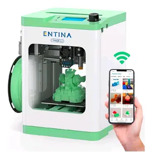 Entina Tina2S 3D Printer with WiFi Cloud Printing | Fully Assembled Auto Leveling High Precision Printer for Beginners, Kids, Home & School