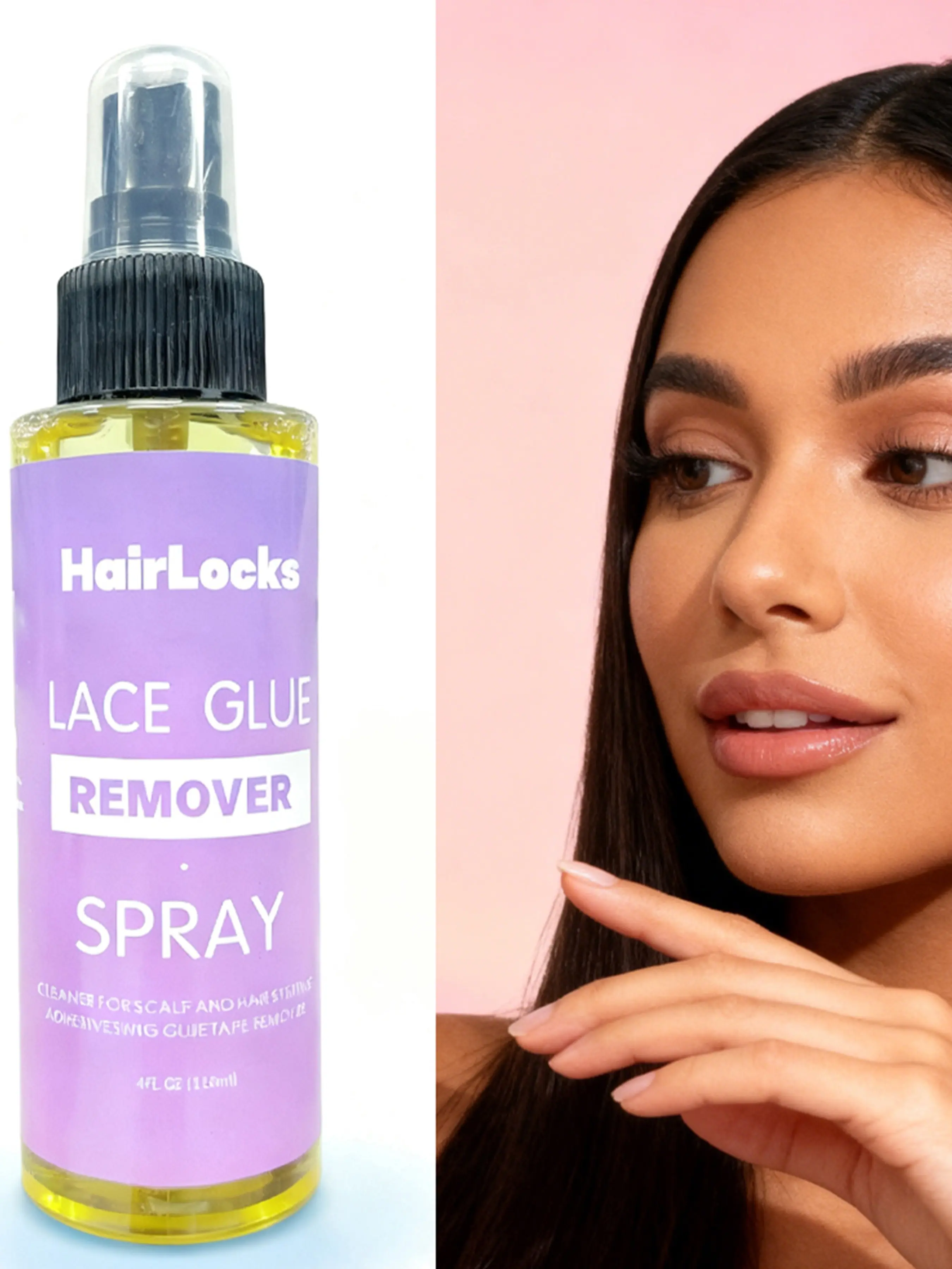 118ML Lace Wig Remover Gel, Hair System Adhesive Remover, 4 Ounce Bottle for Easy Application and Removal Spray
