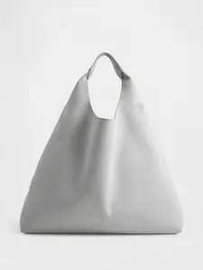 Vegan Suede Slouchy Tote Bag