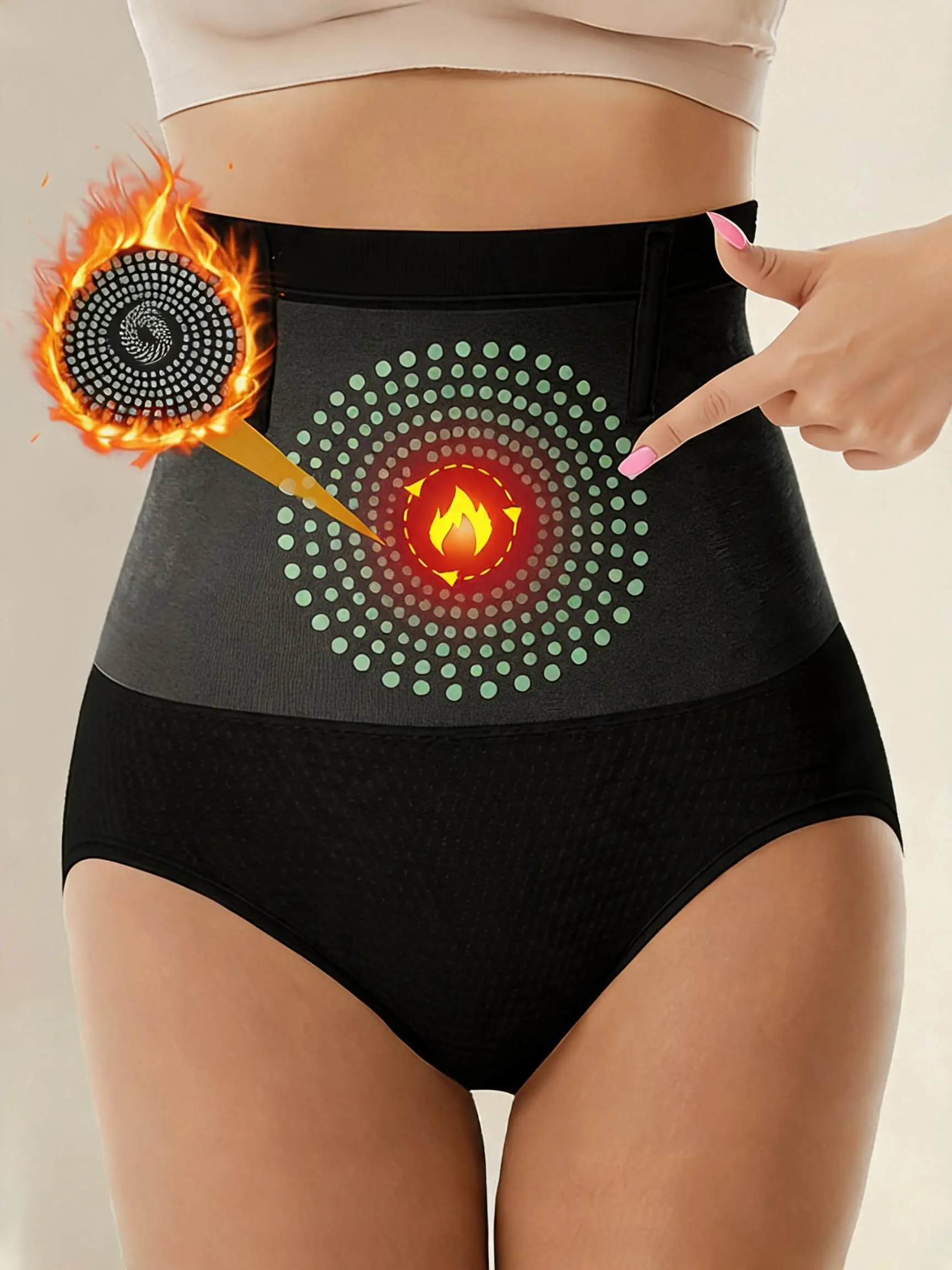 Women's 4-in-1 High-Waisted Shapewear Shorts – Breathable, with powerful tummy control and butt-lifting effects; suitable for daily wear and workouts.