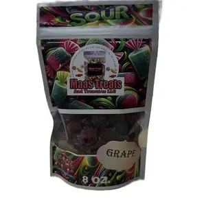 Grape flavored rushes candy 8 oz 1 and 1.5 lbs