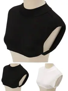 Women's Detachable Mock High Neck Scarf, Elegant Casual Thin Shoulder Fake Collar, Multi-Purpose Simple Design for All Seasons