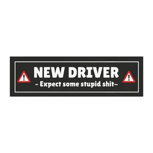 New Driver Car Magnet - Student Driver - Teen Driver Magnet for Car - Funny Learner Sign - Driving Practice Gift - Gen Z