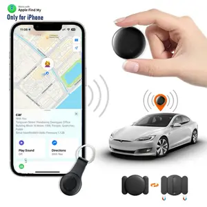 GPS Tracker for Car, Portable Mini Tracker Device with Weatherproof Magnetic Case-Hidden GPS