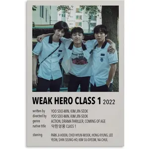 Weak Hero Class 1 Movie Cover Poster (5) Canvas Art Wall Poster Printing Office Bedroom Aesthetic Poster Living Room 08x12inch(20x30cm) Unframe-style