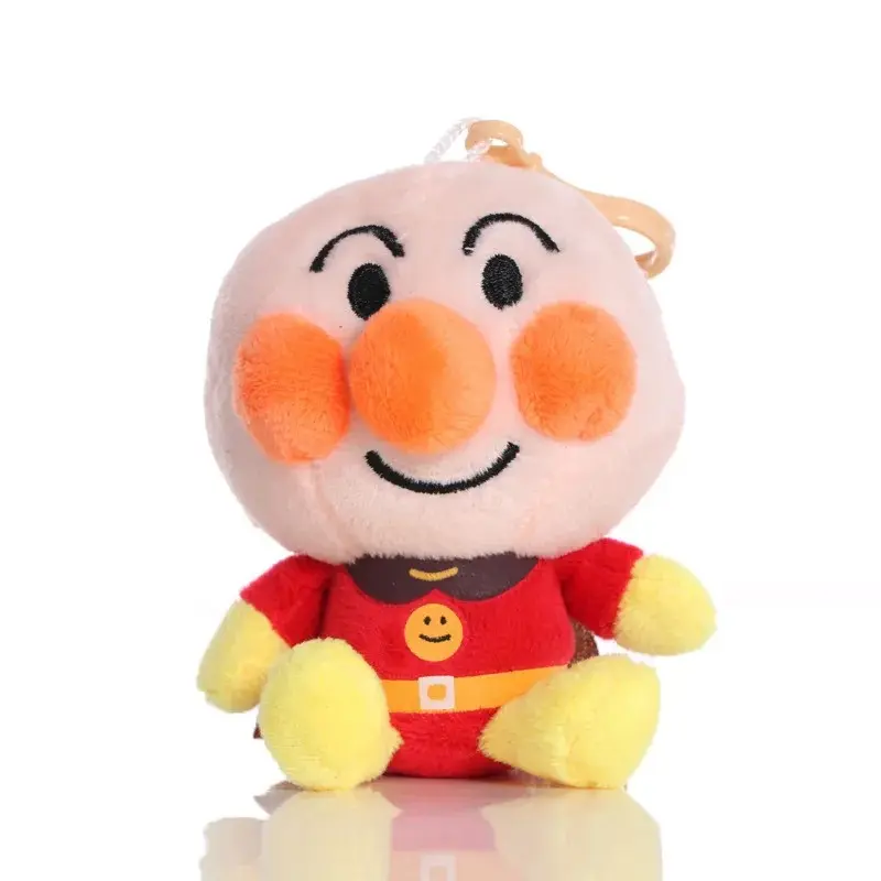 New 10cm Kawaii Japanese Anpanman Blue and Orange Elf Cartoon Stuffed Plush Doll Toy Pendant Children's Birthday Gift