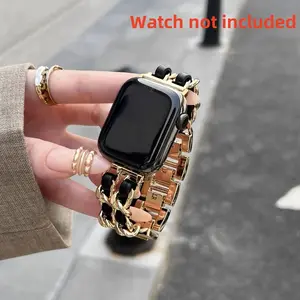 Fashion Metal Durable Band Compatible with Iwatch Ultra Series, Fits 38mm-49mm, Unisex Stylish Strap for Men & Women, Watch Straps, Smart Watch Accessories, Smartwatch Strap, Perfect for S10-S11 Se Models, Metallic
