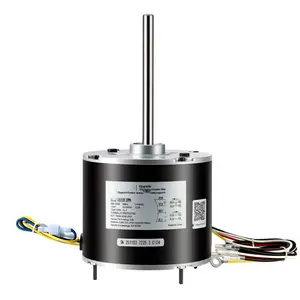 Condenser Fan Motor With Capacitor, 1/3 HP, 1075 RPM, 208-230V, Compatible With GE Genteq K55HXGDD-81195, 5KCP39GGY209AS, Fasco D925 D7908, Dayton EM3729F, Century FSE1036SV1, Rheem Ruud 51-100998-05
