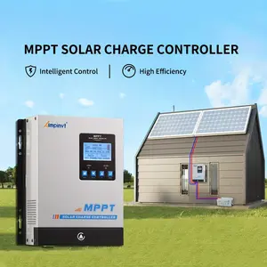 Smart Modern 80A MPPT Solar Charge Controller 12V24V48V AGM Sealed Gel Lithium Lifepo4 with LCD Display Power Electronics Energy Installation Wireless