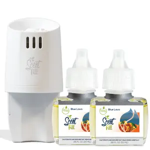 Blue Lava Plug in Refill Air Freshener Starter Kit