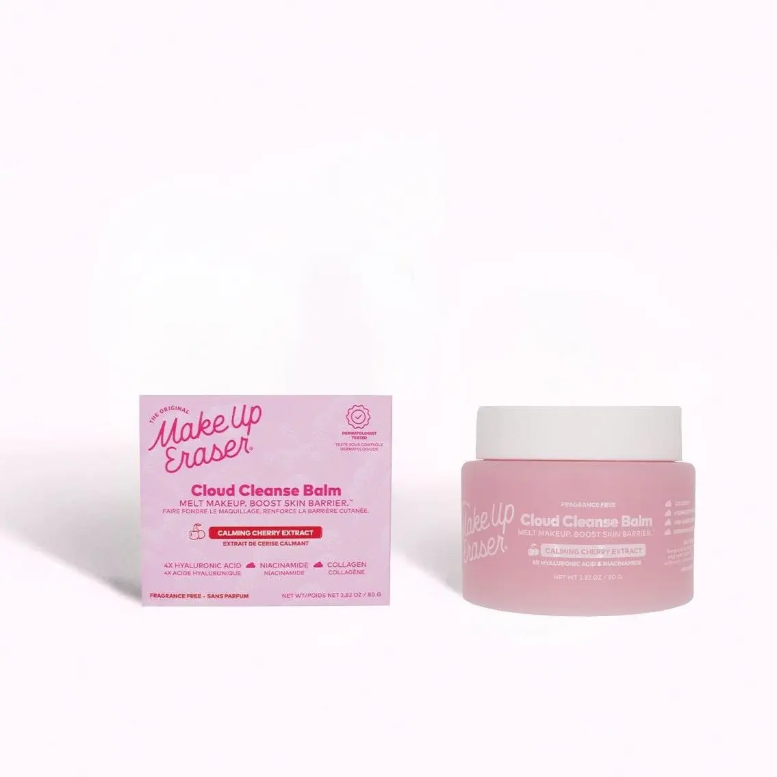 MakeUp Eraser Cloud Cleanse Balm - Melt Makeup, Boost Skin Barrier, balm-to-oil  Korean formula with Hyaluronic Acid & Cherry Extract