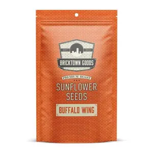Premium Roasted Sunflower Seeds – Buffalo Wing Flavor | Jumbo In-Shell Seeds, High Protein Snack, Keto Friendly, Low Carb, Spicy Salty Snack for Sports, Road Trips, Baseball, Gym, Party Snack, Crunchy Savory Seed