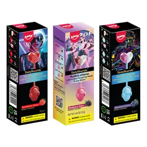 AMOS TastySounds Audio Lollipop Candy Gift – Heart-Shaped Music Lollipop, Sweet Strawberry & Berry Flavors, Cute Tech Candy, Romantic Creative Gift, Individually Wrapped Surprise-14