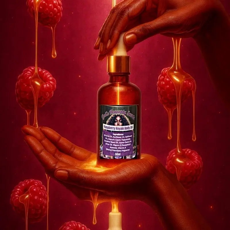 Raspberry Royale Extrait Perfume Body Oil Drops 50 ml - Rich and Smooth Body Care