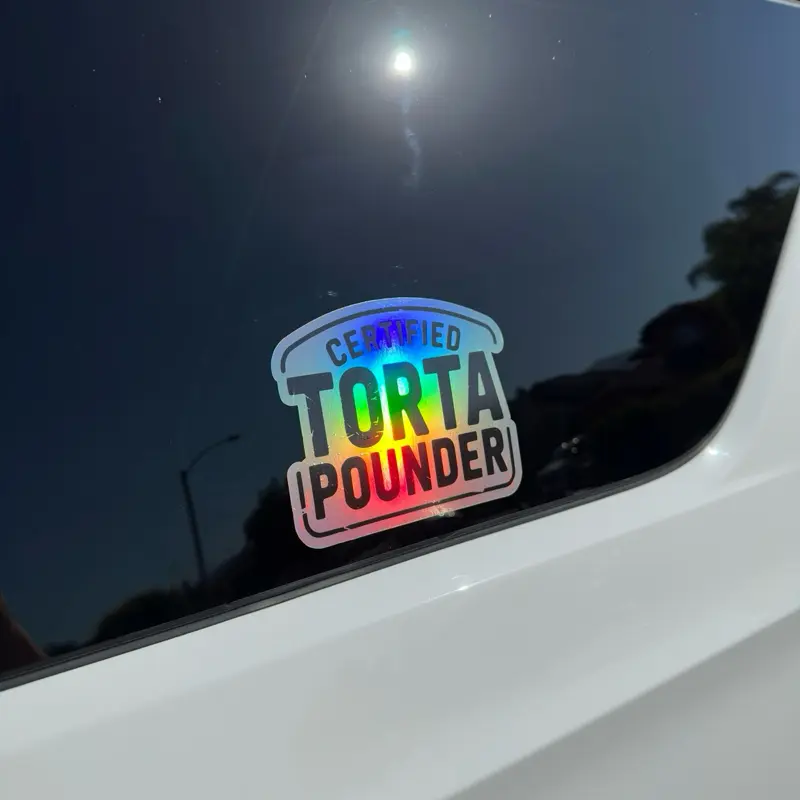 Certified Torta Pounder Vinyl Car Sticker Adhesive Decal, Car Decorations, Decals Car Stickers