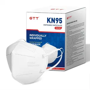 100pcs/2packs KN95 Masks, 4-Layer Protection, 3D Contoured Fit, Comfortable Ear Loops, Individually Wrapped, Black & White Options