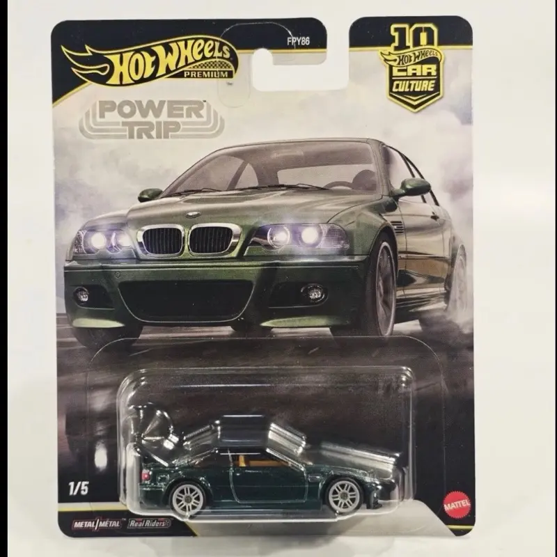 Hot Wheels Premium BMW M3 E46 Green Car Culture
