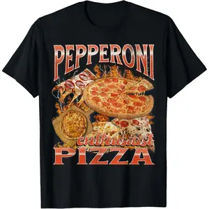 Funny Pepperoni Pizza Oddly Specific Meme T-Shirt