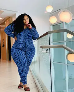 2PC PLUS SIZE DESIGNED PANTS SET