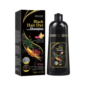 EELHOE Black Hair Shampoo, Multiflorum Essence Moisturizing Nourishing Cleansing Repairing Black And Smooth Hair Shampoo rough growth