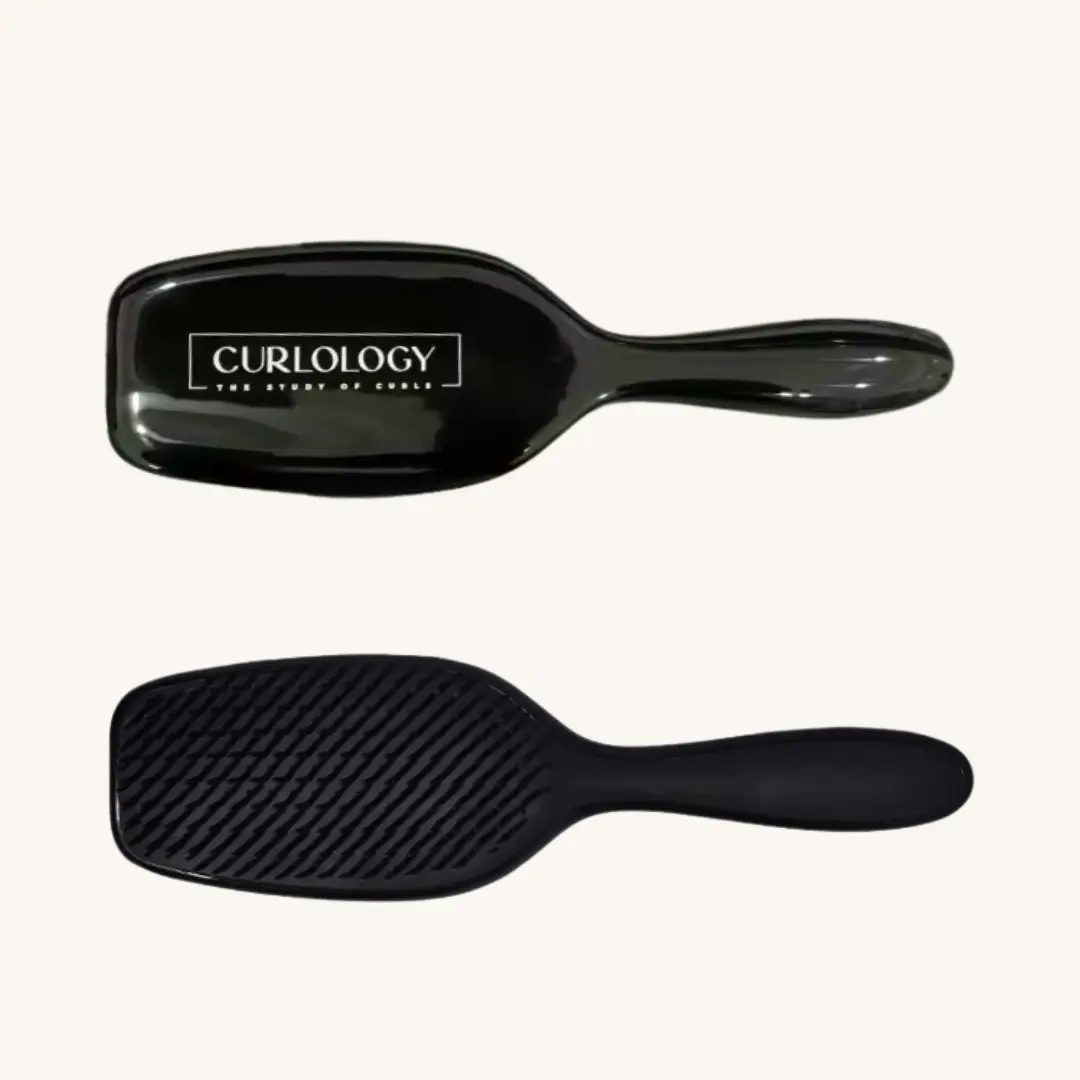 Dual Styling Brush | Promotes Scalp Circulation | Ideal for  Curly Detangling & Styling