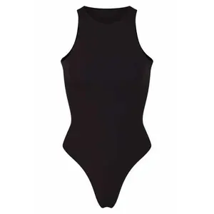 Sleeveless High Neck Bodysuit