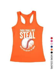 Women's Letter & Baseball Print Tank Top, Camisole Tank Top, Casual Comfy Cami, Casual Loose Sleeveless Top for Daily Wear, Ladies Clothes for All Seasons