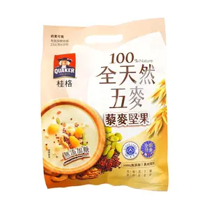 QUAKER 100% Natural Five Grain Oatmeal - 10 Pack, 230g | Sugar-Free & Additive-Free Breakfast Cereal
