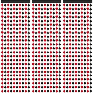 Casino Backdrop for Party 3 Pack Poker Party Decorations for Wall or Door Casino Theme Party Decorations for Vegas Poker Night Birthday or Bachelorette Events