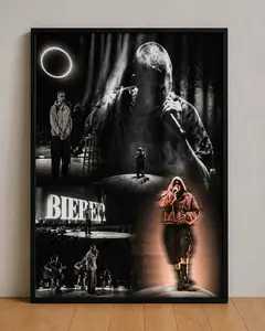 [Unframed] JT Coachella Weekend 1-2 Poster HD canvas print of JT, wall art, room decoration in an aesthetic style for music lovers, music show fans, birthday gifts.