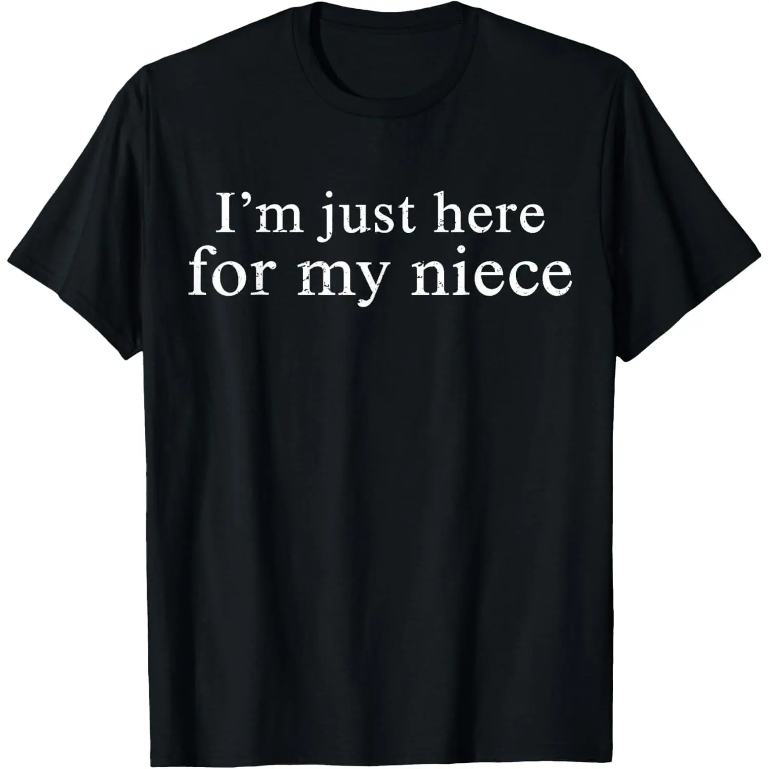Women's Funny Niece Graphic Sports Top, 100% Cotton Vintage-Style Casual Round Neck Short Sleeve Shirt