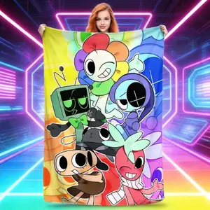 Dandy's World Blanket Flannel  Warm Throw Blankets For Boys Girls Birthday Gift Sofa Bed Home Summer