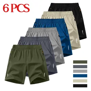Men's Athletic Shorts 6-Pack - Quick Dry & Breathable, Lightweight & Comfortable for Workouts, Training, & Everyday Casual Wear