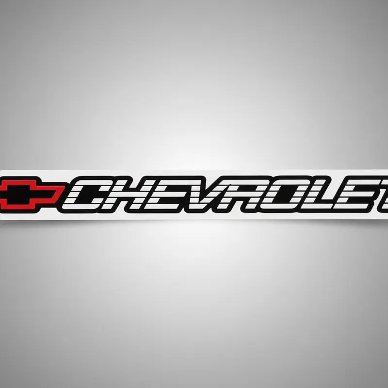 48x4 Durable Adhesive Tailgate Emblem Decal for Chevrolet Chevy C/K Pickup Truck - Strong Adhesive, Durability, Sun-Proof Car Exterior Accessory Sticker