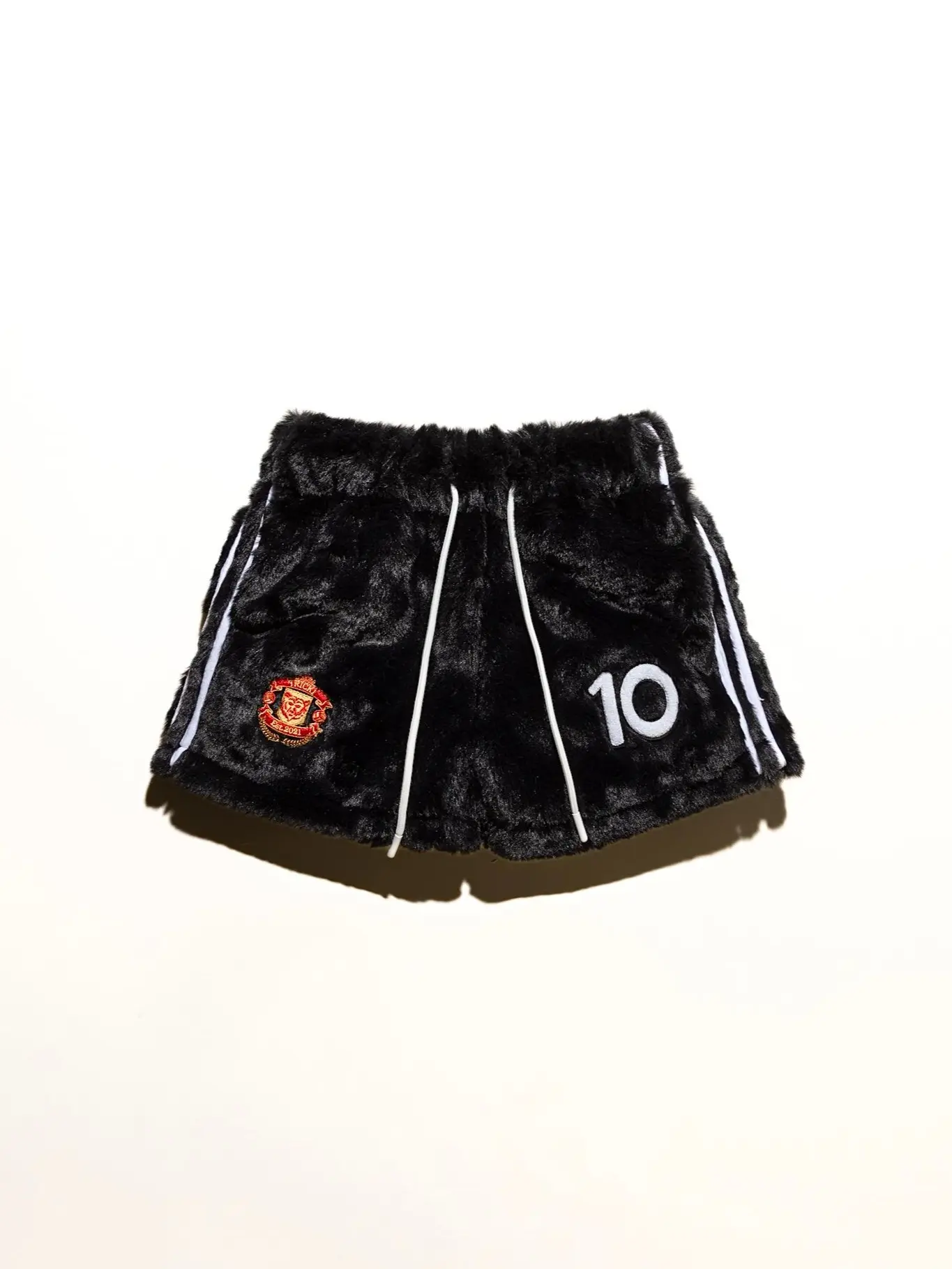 tricki | Fur Soccer Shorts - Fluffy, Fuzzy, Teddy, Unisex, 5" Inseam