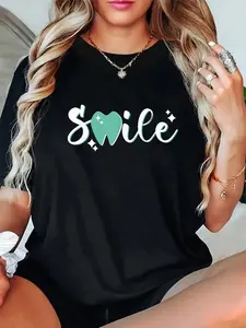 100% Cotton Smile Tooth | Dentistry Dental Assistant | Hygienist Dentist T-Shirt