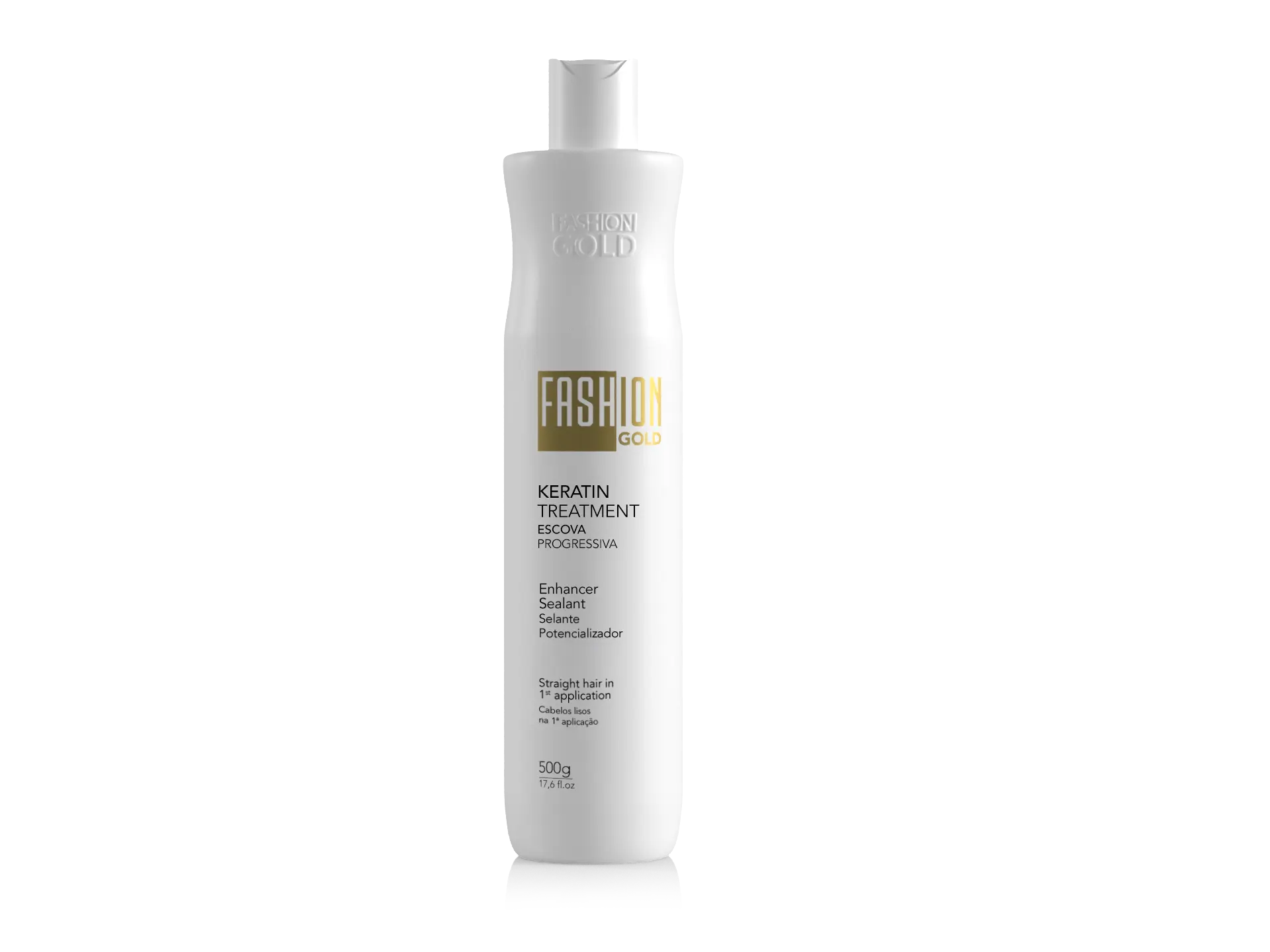 Fashion Gold 500g Brazilian Keratin Treatment with Coconut Oil for Smoothing & Straightening Non Greasy Moisture & Natural Shine Restore Repair Repair