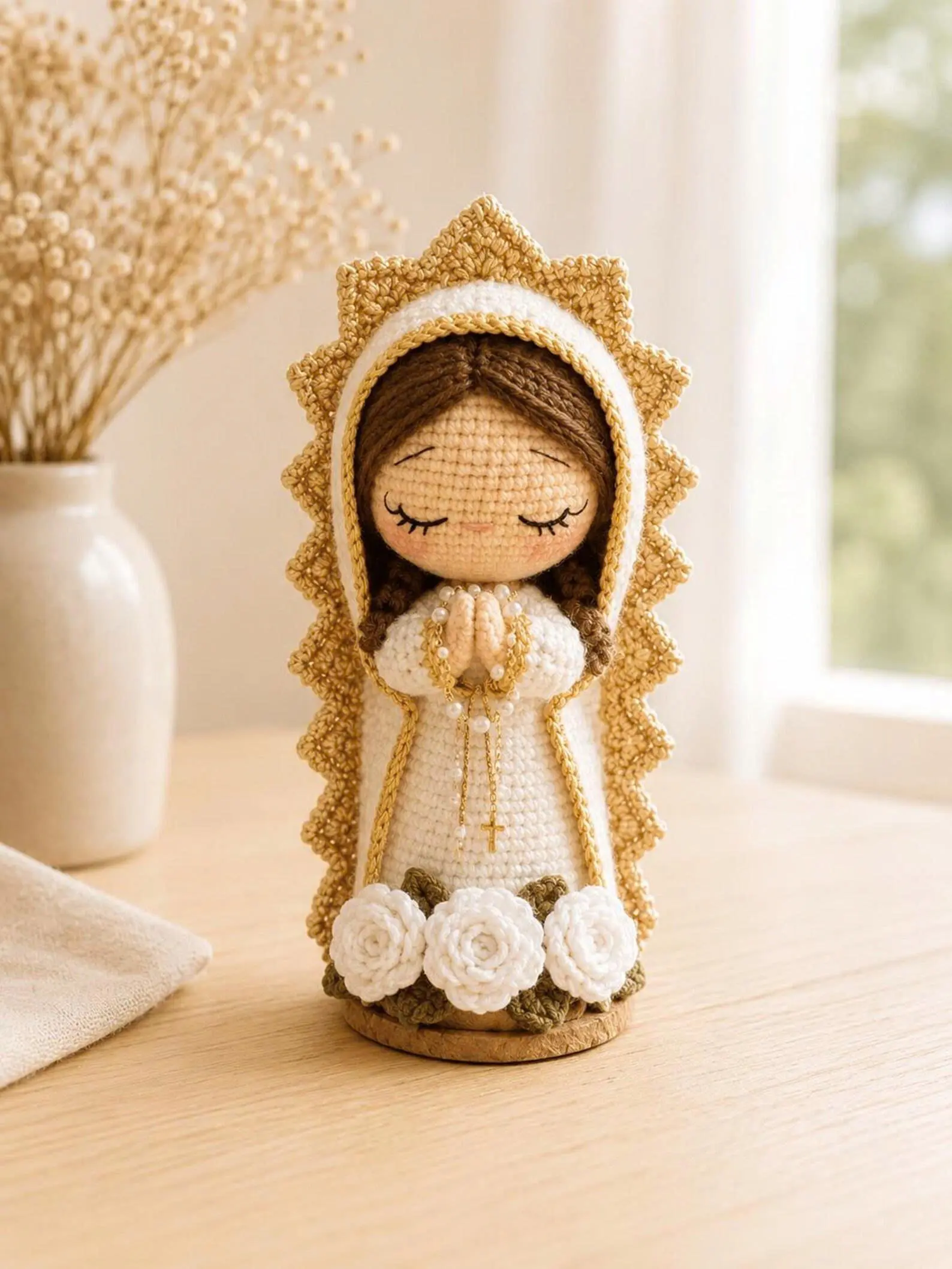 Virgin of Guadalupe Personalized with Rosary Personalized