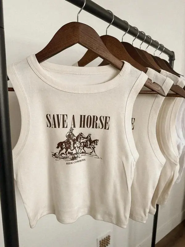 Ride Cowboys Tank, Crotops, Womens Crop Top and Tank, Baby Tee