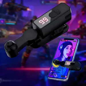 Portable Auto Clicker for iPhone iPad Android Built-in Battery with Strong Battery Life Hands-Free Silent Operation Handy, Auto Tapper for Tiktok Live，Gaming,Likes & Reward Tasks (Black)