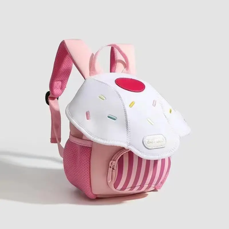 Bags Backpack Women's Lightweight Cute Mushroom Mini Schoolbag Weight Reduction Cute Baby Small Backpack Small