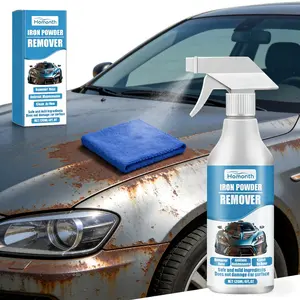 Car Iron Cleaner & Wheel Rust Remover – Paint Rust Removal, Iron Contaminant & Tire Rust Cleaner, Automotive Rust Stain Remover, Wheel and Paint Decontaminator, Restoration Kit for Car Paint and Tires
